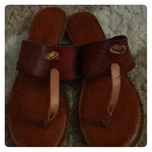 Rock and candy tan sandals